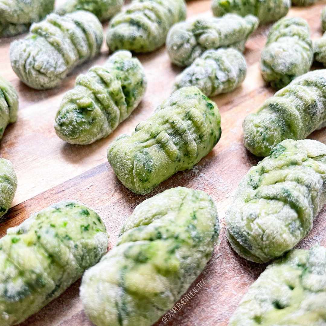 Gnocchi aux épinards sans pomme de terre Sainplement Healthy